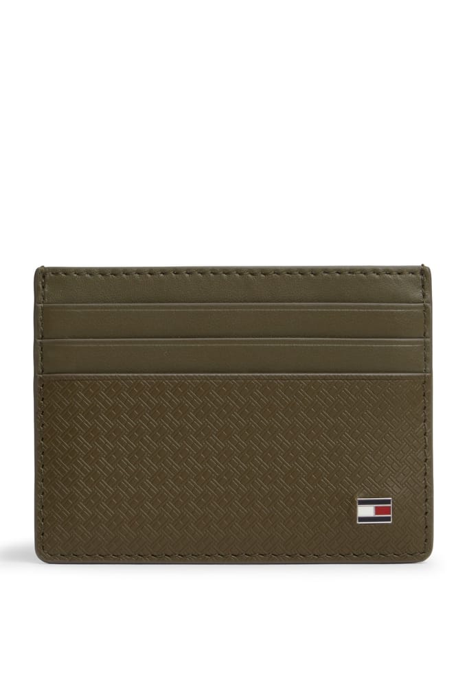 Tommy Hilfiger Emboss Cardholder Willow Green Größe: OS | Outlet | Herren | Grün