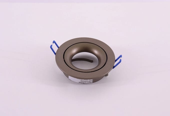 Inbouwspot GU10 cacao - Zaagmaat 8cm - Kantelbaar