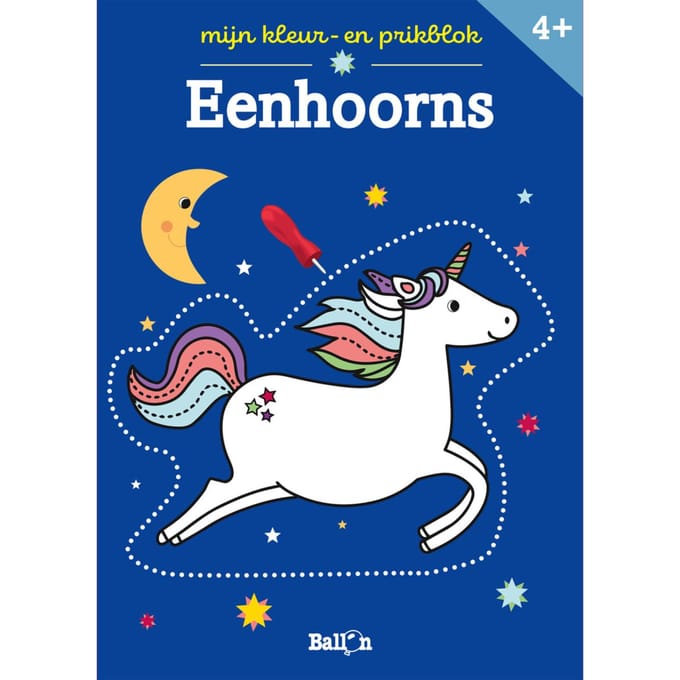 Eenhoorns - Kleur- En Prikblokken