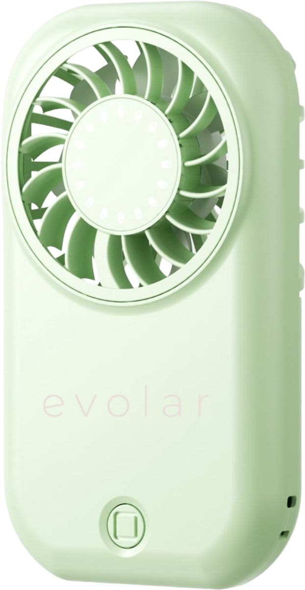 Evolar Oplaadbare Handventilator 1200mAh - Groen