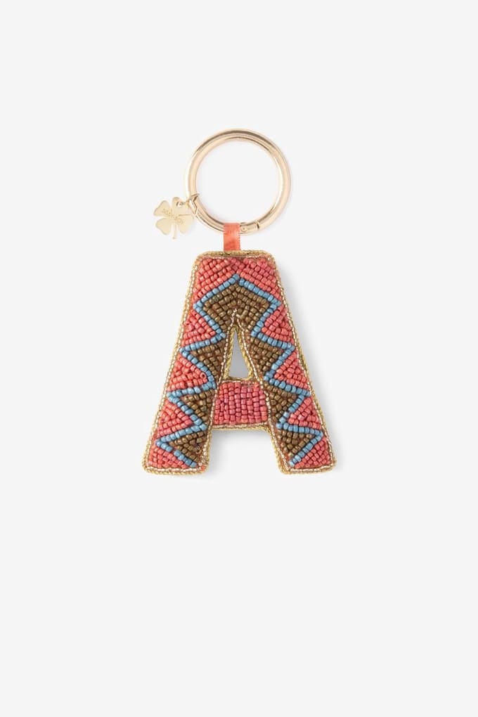 Sissy-Boy - Lichtrode bag charm letter A