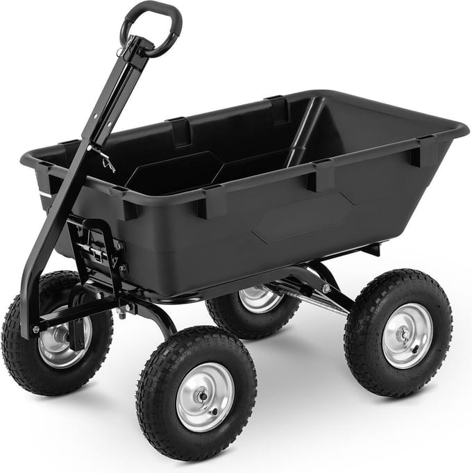hillvert Tuinwagen - 550 kg - kantelbaar - 150 L 10090175