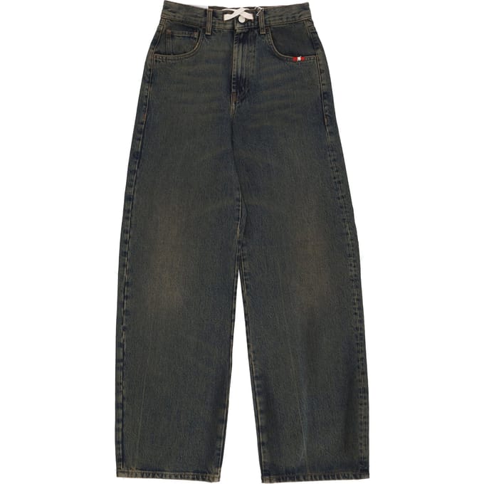 Jeans vrouw W Danielle Denim Green vuil