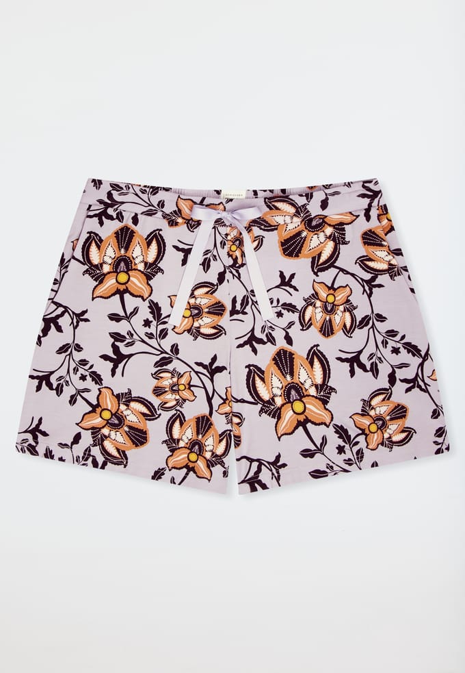 Korte bloemen broek - Mix+ Relax 34