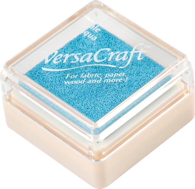 Stempelkussen pale aqua mini Versacraft - Tsukineko