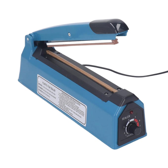 Handmatige Heatsealer 200 Type 2mm Plastic Zak Handpers Heatsealmachine black