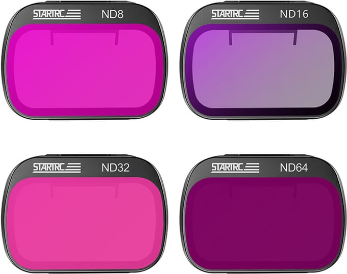 ND Filterset 4 Stuks - ND8/ND16/ND32/ND64 - DJI Mini 4K/2 SE/2