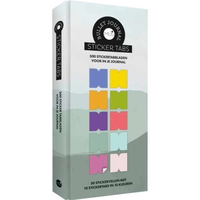 Mus Bullet Journal-Sticker Tabs - MUS