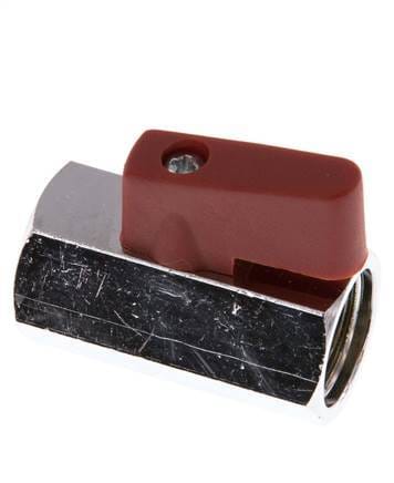 G 3/8 inch 2-Weg Messing Mini-Kogelkraan 15 Bar
