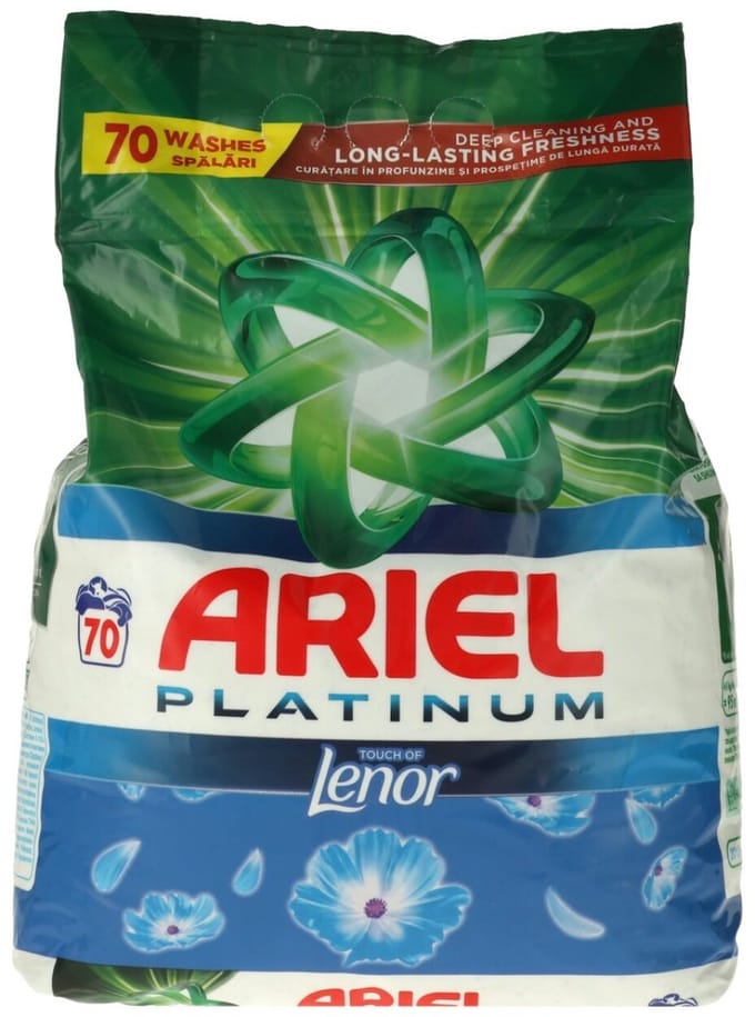 Ariel Waspoeder Touch of Lenor Platinum - 4,55 kg 70 wasbeurten