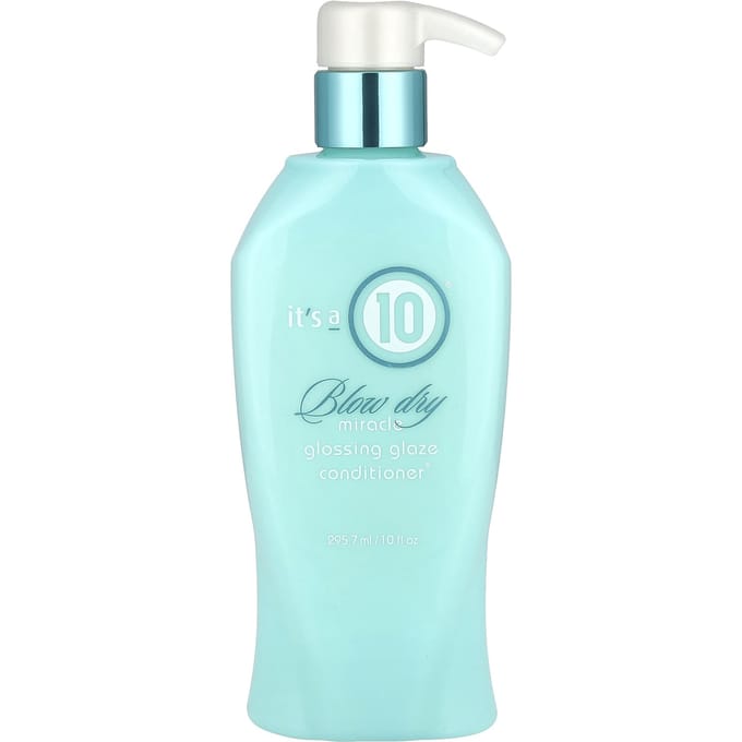 It's a 10, Blow Dry Miracle, Glossing Glaze Conditioner®, 10 fl oz (295.7 ml) white