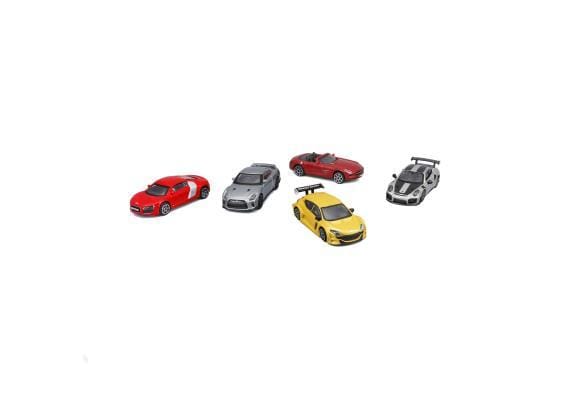 Bburago Burago 1:43 5-pack Street Fire sportwagens Auto's op schaal Miniatuur auto's