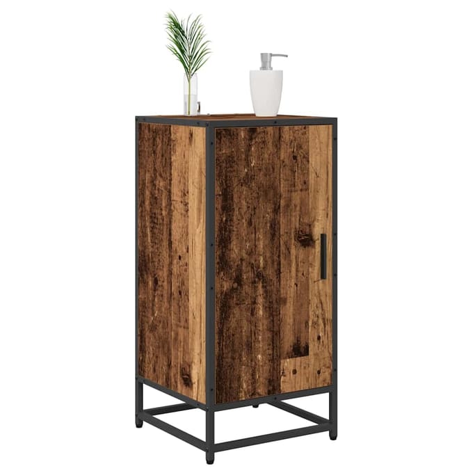 vidaXL - Dressoir - Oudhout - 35,5 - x - 35 - x - 76 - cm
