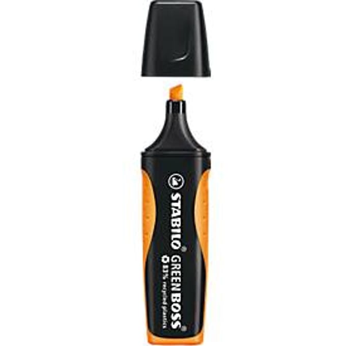 STABILO® GREEN BOSS, 10 stuks, oranje