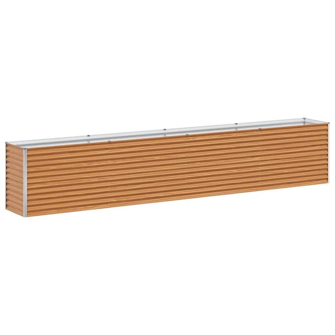 vidaXL - Verhoogde - plantenbak - Lichtbruin - 390 - x - 50 - x - 68 - cm