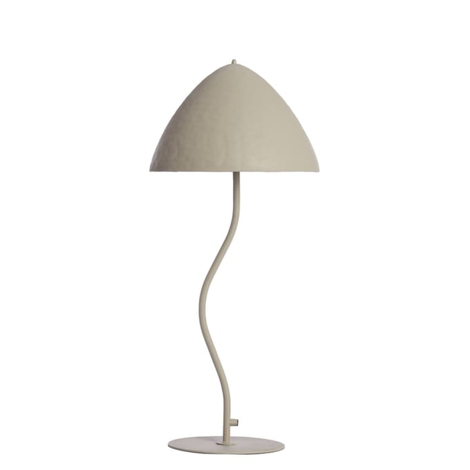 Light & Living ELIMO Tafellamp Ø25x67 cm – Mat Lichtgrijs – Modern Metaal – E27