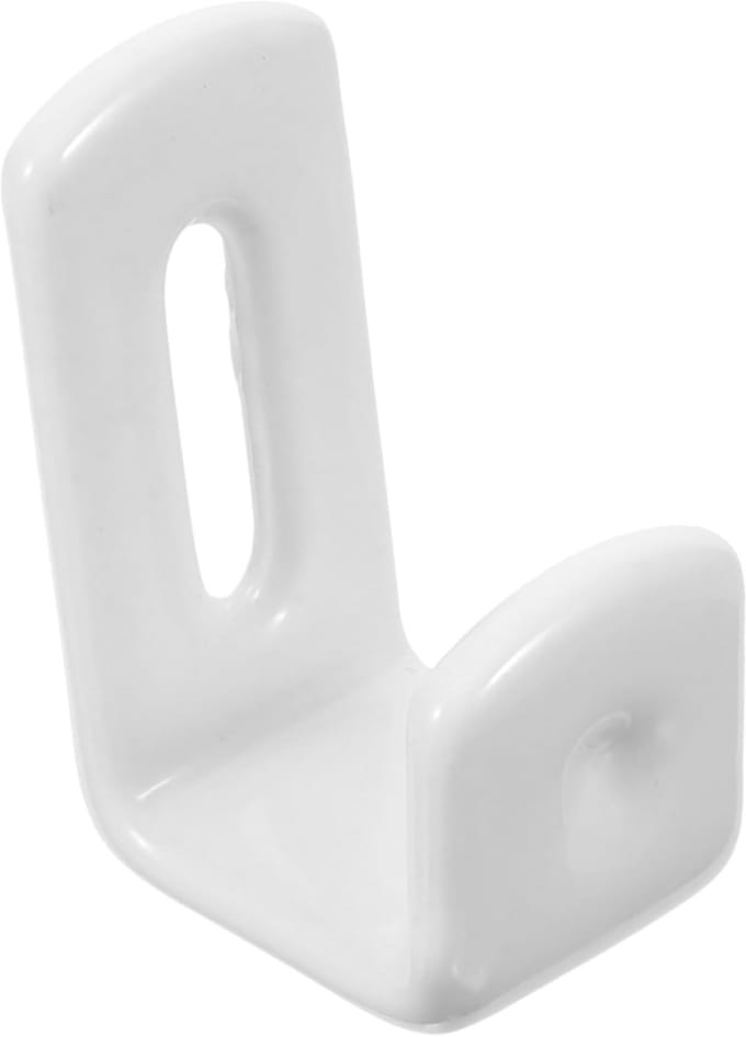 Ladderhaak - Bedbeugel - Stapelbed Beveiligen - Stevige Constructie - 40 x 25 x 22 mm - Wit