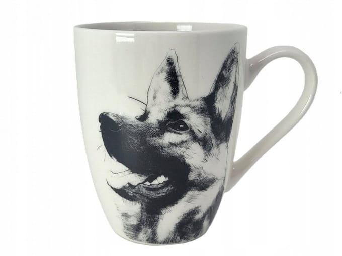 Porseleinen Mok Duitse Herder 350 ml - Elegante cadeau