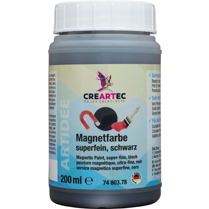 Magnetischeverf superfijn - Zwart