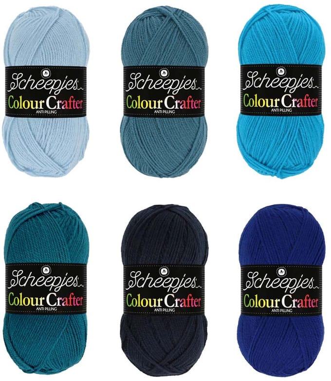 Scheepjes Colour Crafter colour pack Wadden Sea