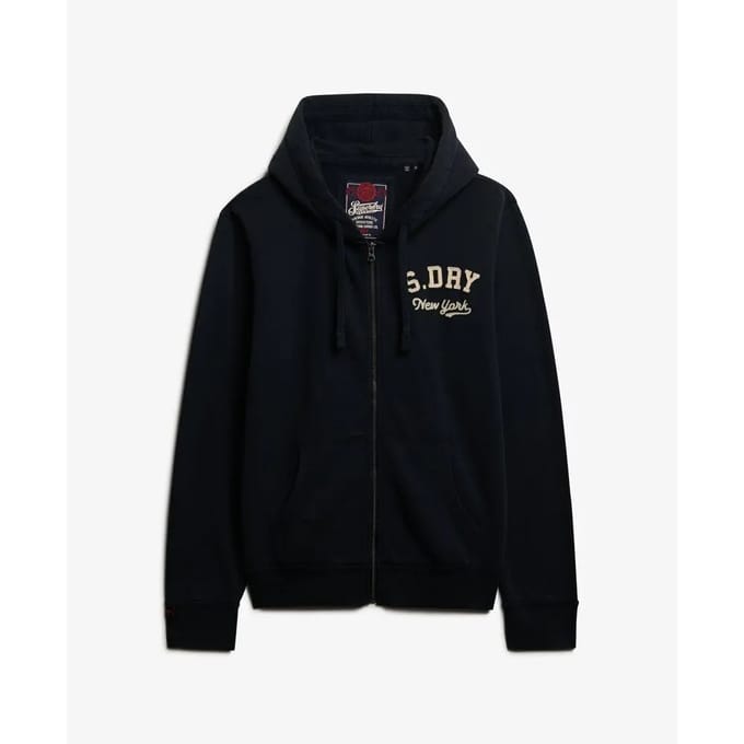 Hooded sweatshirt met rits Superdry Vintage Athletic Ziphood