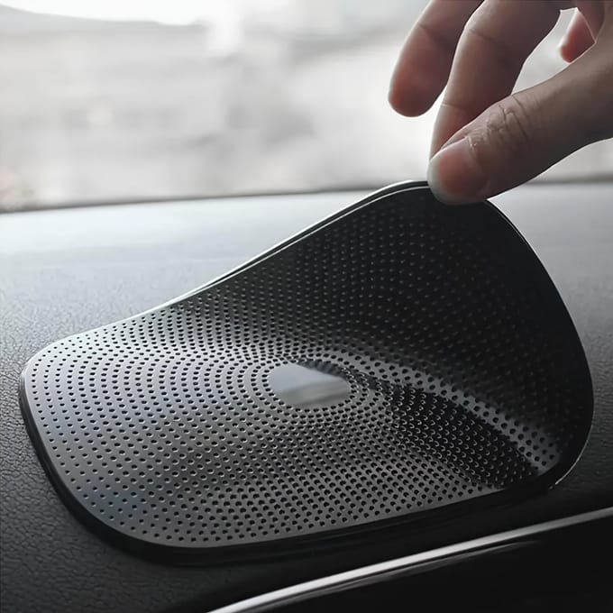 Auto Antislipmat, Auto Opbergmat, Auto Antislipmat, Auto Siliconen Dashboard Interieur, Telefoon Antislip Opbergmat. 10*15CM zwart