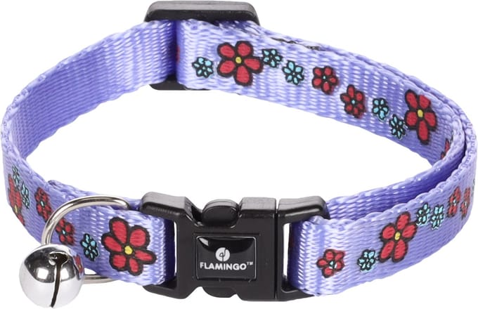 Flamingo Kattenhalsband Bloem - 30 cm
