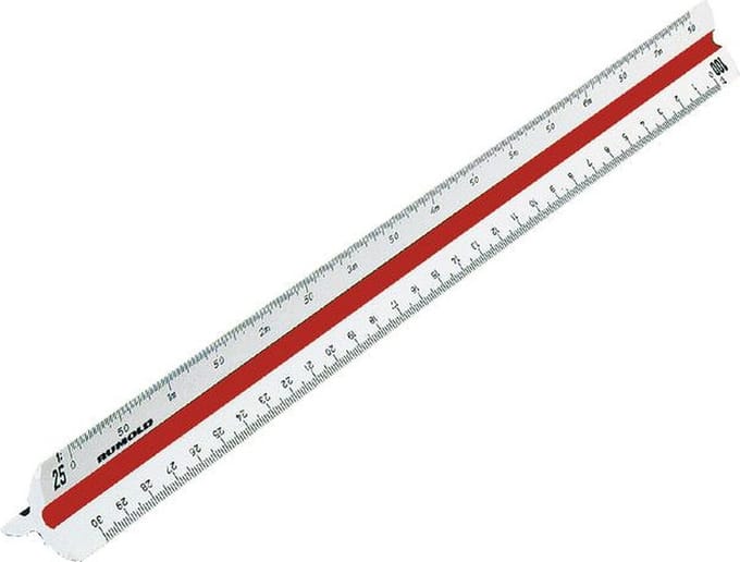 Schaalstok rumold 150/30 2 1:20/25/33.33/50/75/100 | 15 stuks