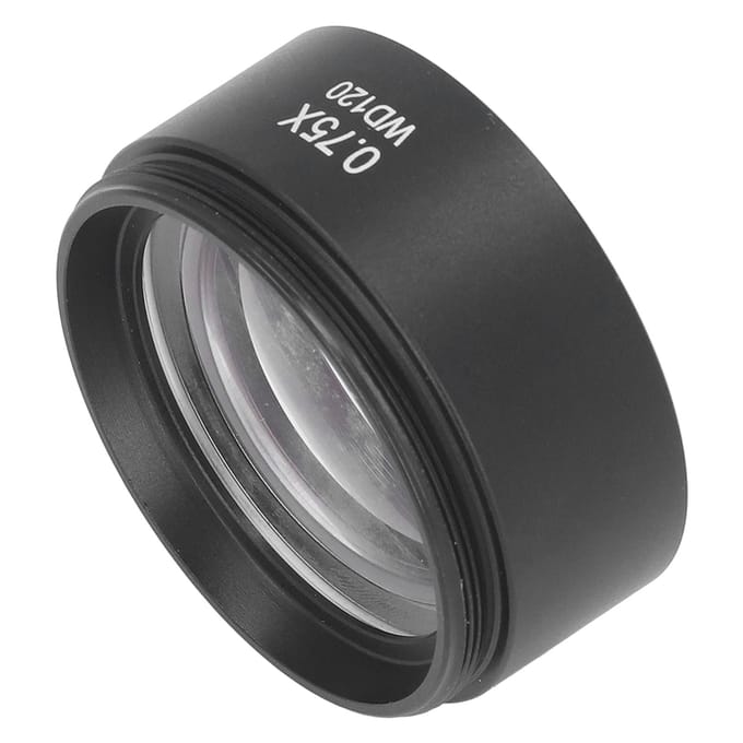 Lentille de microscope 0,75 x 120 mm, oculaire Barlow M48, accessoire d'interface de remplacement