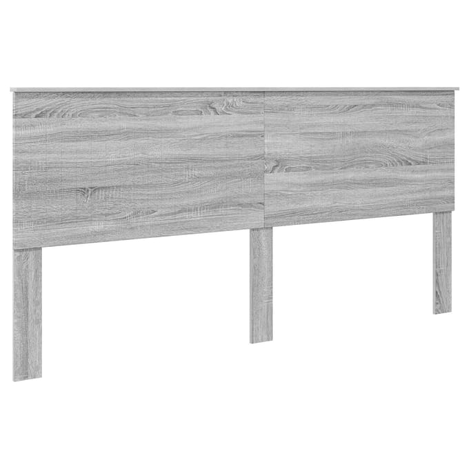 vidaXL Hoofdbord Grijs Sonoma Bewerkt hout