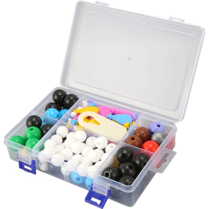 Chemie Moleculair Model Kit Professionele Organische Atom Ball Elektronische Wolk Moleculair Model white