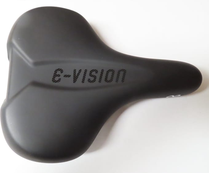 Zadel - Dameszadel - E-Vision - Met handvat - Zwart - 22 x 26 cm