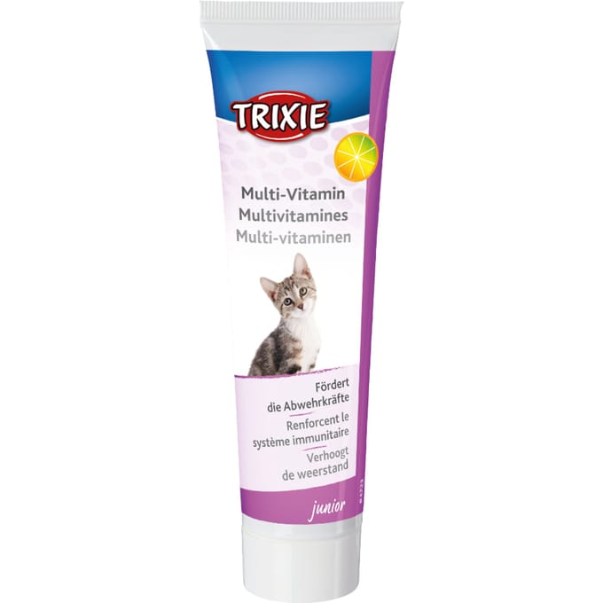 3x100g Vitaminepasta voor Kittens Trixie Kattensnacks