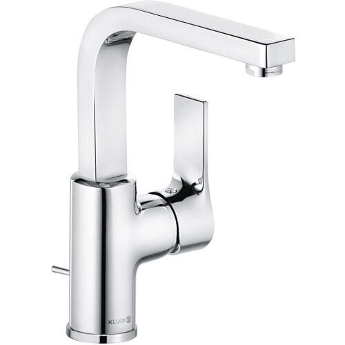 Kludi Zenta SL single-lever basin mixer swivel with side operation, with drain set 480270565