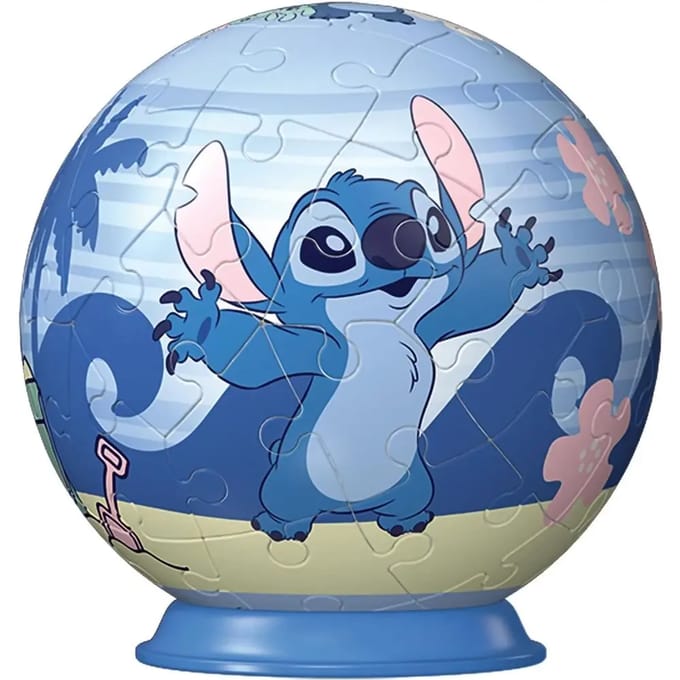 Ravensburger - Puzzle-Ball Disney Stitch - 3D Puzzelbal - 55 Stukjes
