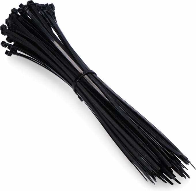 Nylon kabelbinders EDM Zwart 450 x 8 mm (100 Stuks)