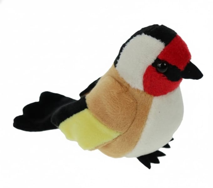 Cornelissen Putter vogel knuffel - pluche - zacht -12 cm - vogels