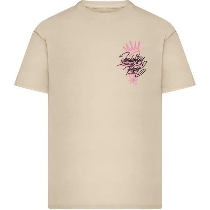 Mister Tee - Urban Bloom Oversize Heren Tshirt - M - Creme