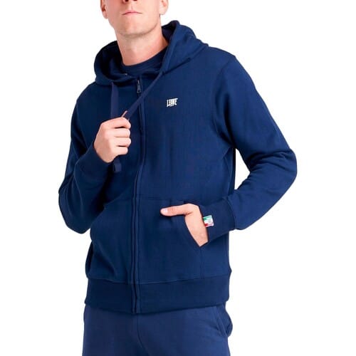 Capuchon sweaters Leone 1947 Man Hoody Full Zip Basic Small Logo