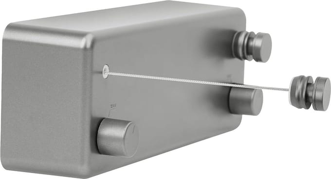 SolidKeus - 4.2m Dubbele Retractable Waslijn voor Binnengebruik