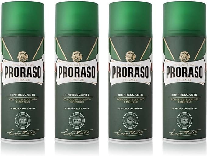 Proraso scheerschuim 400 ml 4-delige set