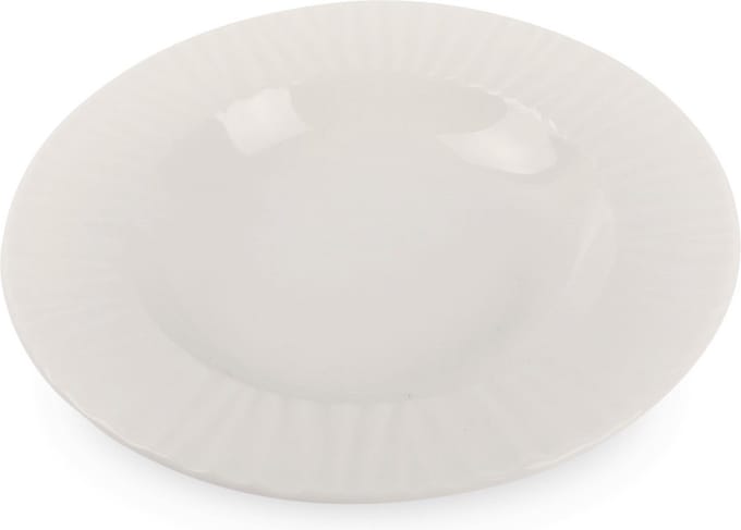 Bonbistro Diep bord 23/15xH3cm wit Vista (Set van 6)