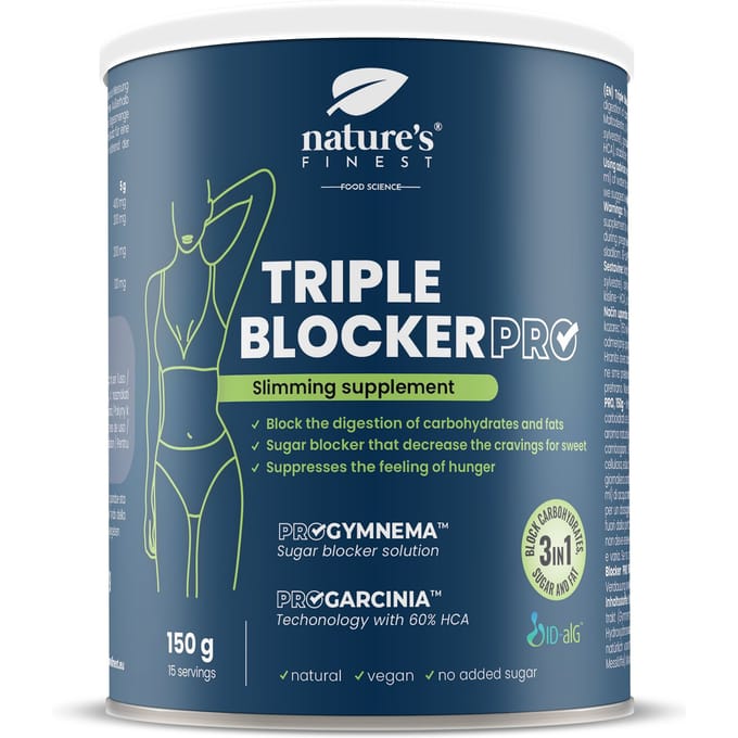 Triple Blocker Pro - Formule met ID-alG™, Gymnema en Garcinia - citroensmaak - 150 g