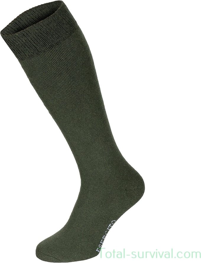 Scarpa Esercito thermische wintersokken, olijfgroen, lang, 3-paar