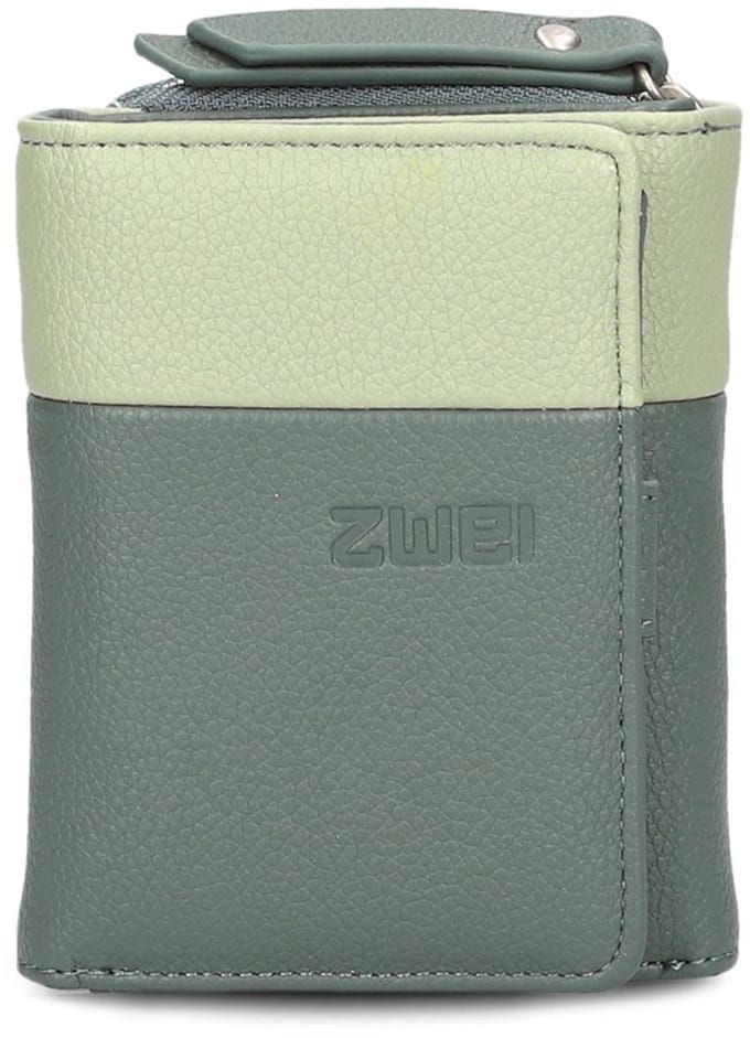 zwei Portemonnee Eva EVW15 Wallet Eucalyptus Donkergroen