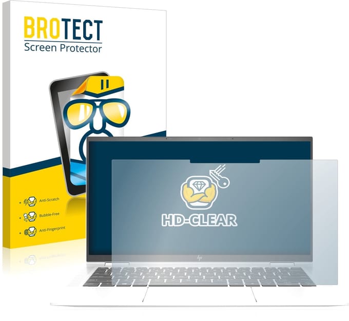 BROTECT - Screenprotector voor HP EliteBook x360 1030 G7 - Folie Beschermfolie transparant