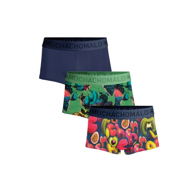 Muchachomalo Heren 3-pack trunks weird fruit