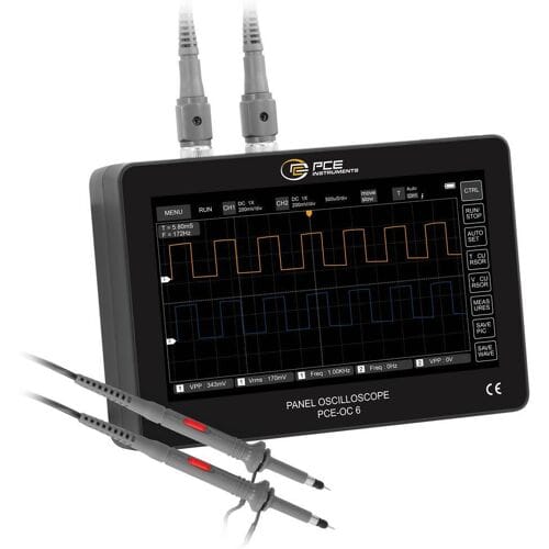 PCE Instruments PCE-OC 6 Digitale oscilloscoop 100 MHz 1 GSa/s 30 kpts 240000 Bit Handapparaat 1 stuk(s)