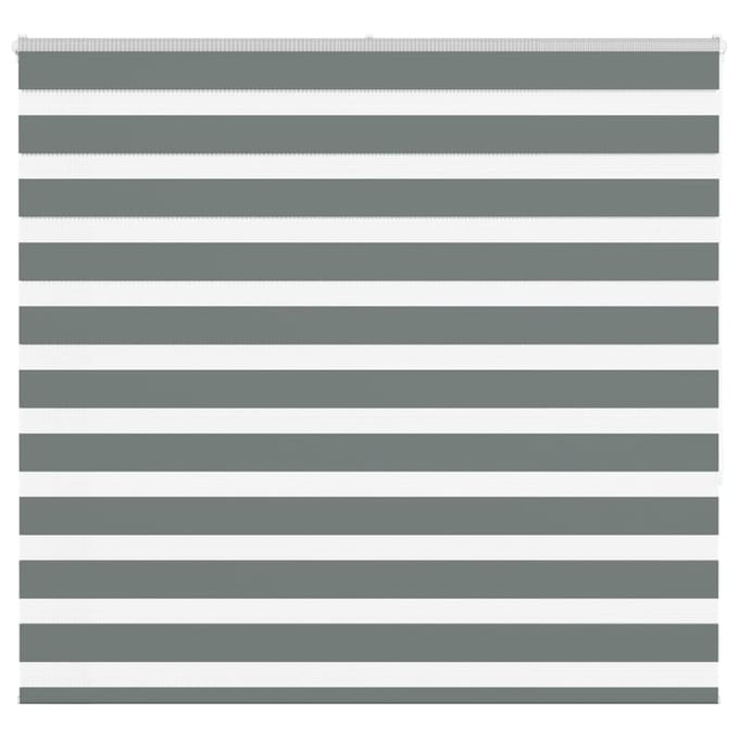 vidaXL - Zebra - rolgordijn - 155x150 - cm - stofbreedte - 150,9 - cm - donkergrijs