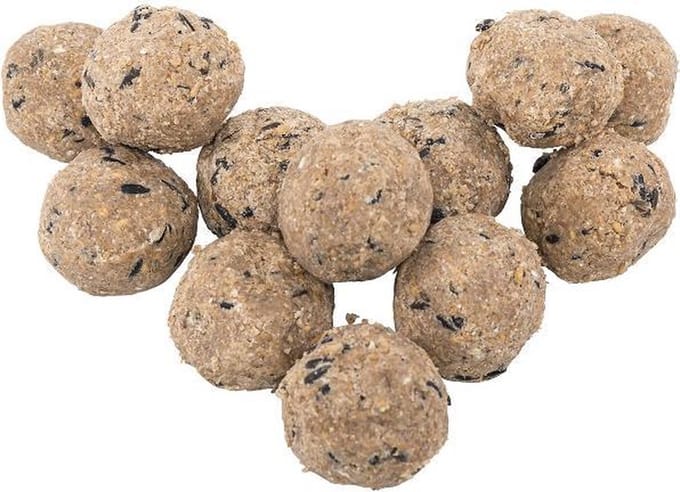 Mezenbollen- 4x12 stuks- vacuum verpakt-Buitenvogels-Animal King